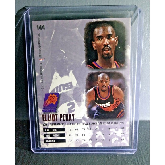 1995-96 Elliot Perry Fleer Ultra #144 Basketball Card - Picture 2 of 2